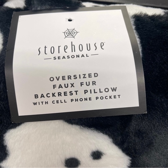 Storehouse Seasonal Oversized Ghost Backrest Pillow - Picture 3 of 6